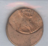 STUCK OFF CENT LINCOLN CENT