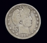 1898 ... Better Date ... Barber Quarter