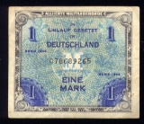 1944 ... 1 Mark ... Germany Occupation Bank Note
