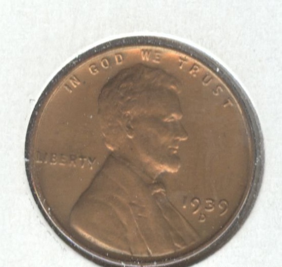 1939-D LINCOLN CENT