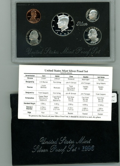 1996 SILVER PROOF SET