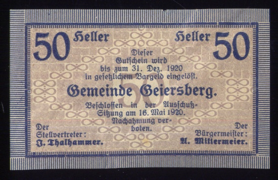 Notgeld ... #12 ... UNC