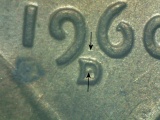 UNC 1960 SMALL DATE D/D CENT