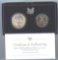 WW-II 50th ANNIVERSARY 2 COIN SET