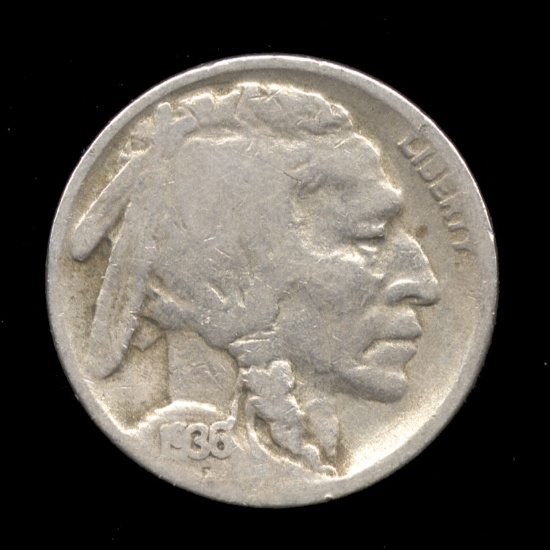 1936-D ... Better Date ... Buffalo Nickel