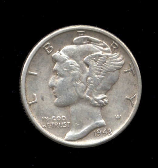 1943 ... High Grade  ...  Mercury Dime