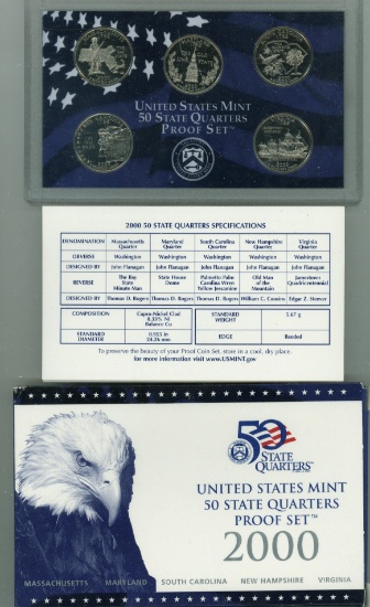 2000 STATE QUARTERS PROOF SET
