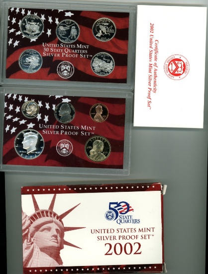 2002 SILVER PROOF SET