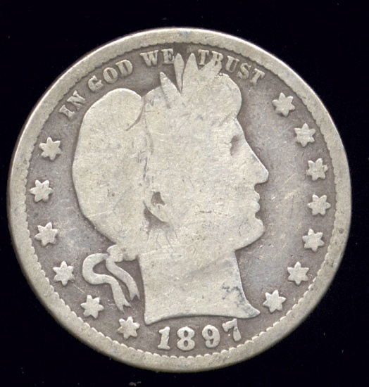 1897 ... Better Date ... Barber Quarter