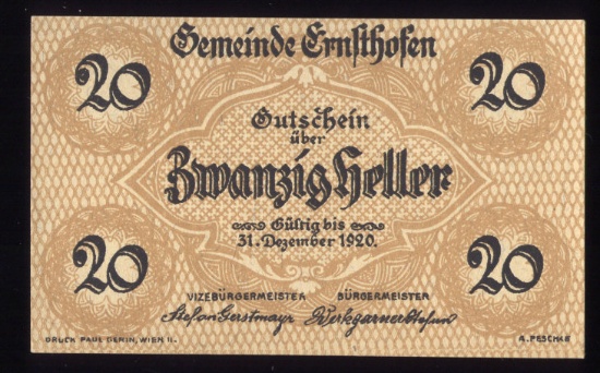 Notgeld ... #37 ... UNC