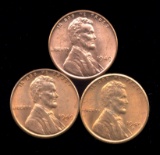 1949- PDS ... Year Set ... BU RED UNC ... Lincoln Cents