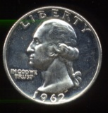 1962 ... CAMEO PROOF UNC ... Washington Quarter
