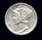 1942-S ... AU / UNC ... Mercury Dime