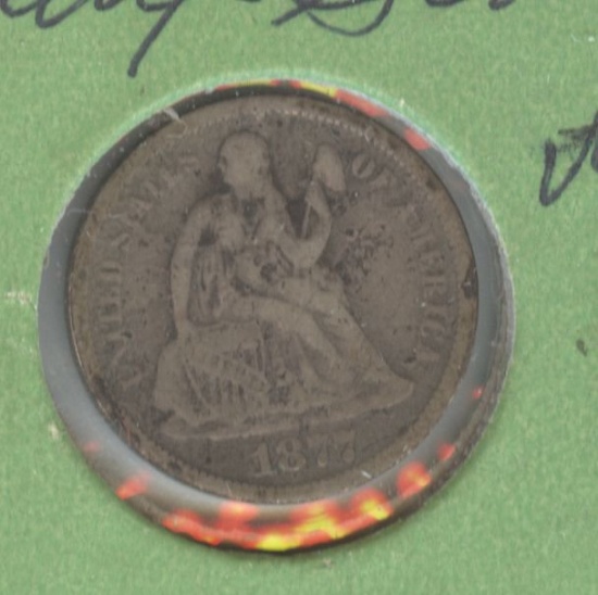 1877-S SEATED LIBERTY DIME