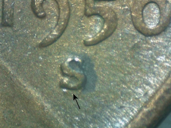 1950-S/S LINCOLN CENT