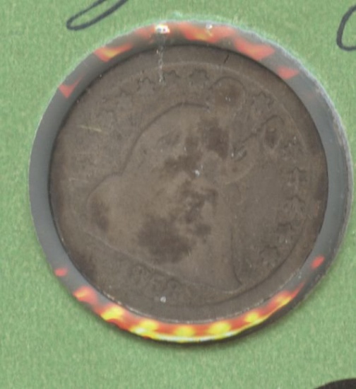 1858 SEATED LIBERTY DIME