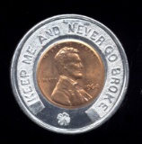 Chicago ... Good Luck Encased Penny Token