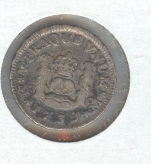 1739-M/MF MEXICO SILVER 1/2 REAL