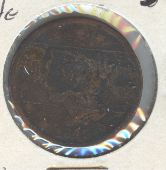 1842 LARGE CENT