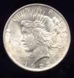 1923  ...  CH BU UNC ... Peace Dollar