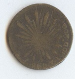 1860 MEXICAN 1 REALE