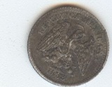 1888-CaM MEXICO 5 CENTAVOS SILVER
