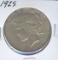 1925 PEACE SILVER DOLLAR