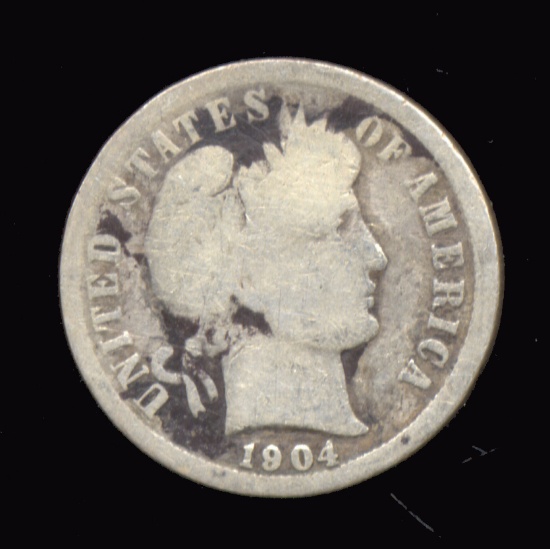 1904 ... Better Date ... Barber Dime