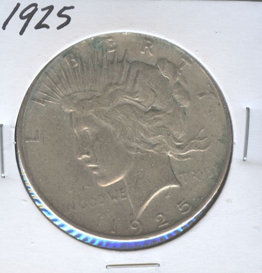 1925 PEACE SILVER DOLLAR