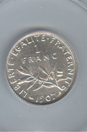 1907 1 FRANC