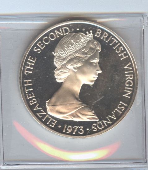 KM-6a BRITISH VIRGIN ISLANDS PROOF DOLLAR