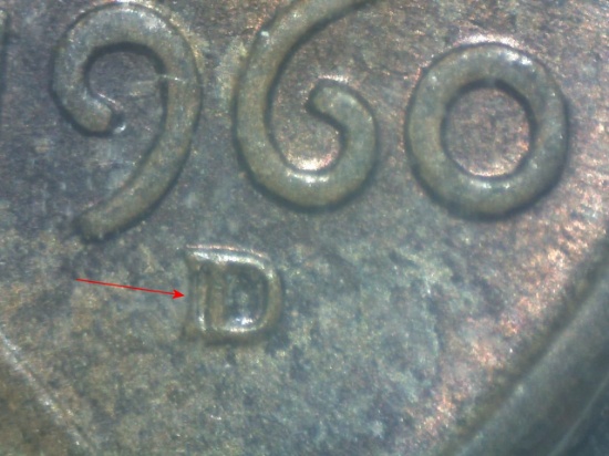 1960-D/D LD LINCOLN CENT