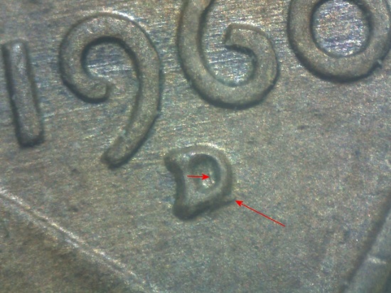 1960-D/D LD LINCOLN CENT