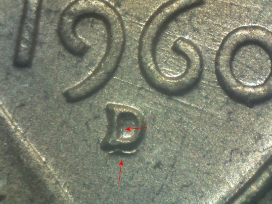 1960-D/D LD LINCOLN CENT