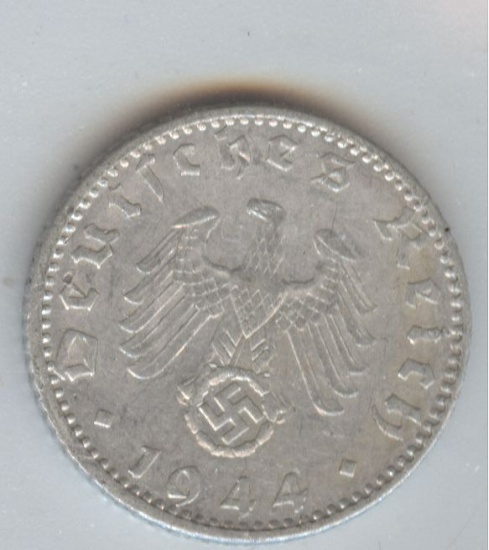 THIRD REICH 1944-F 50 pfg