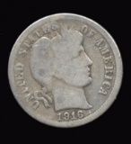 1916-S ... Better Date ... Barber Dime