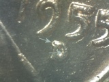1955-D/D WHEAT CENT
