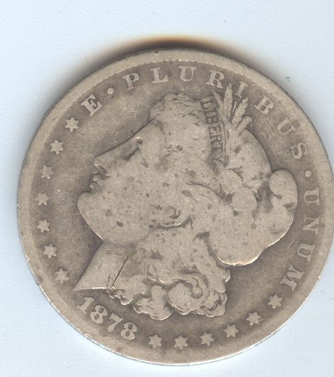 1878-CC MORGAN SILVER DOLLAR