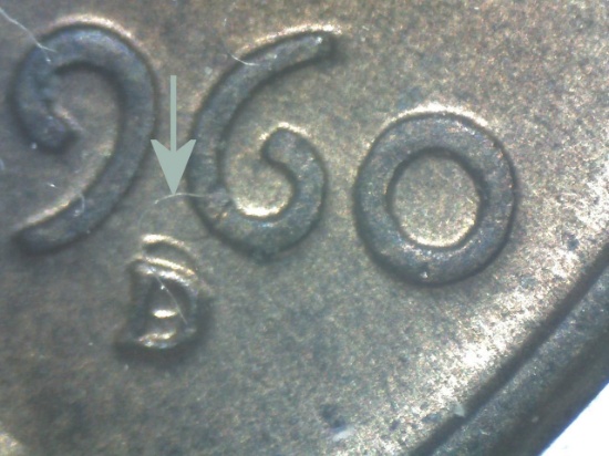 1960-D/D LD LINCOLN CENT