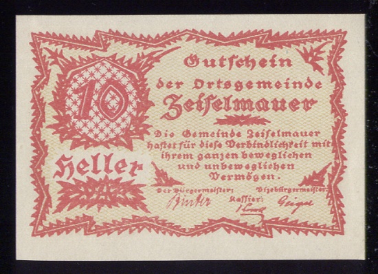 Notgeld ... #14 ... UNC