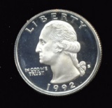 1992-S ... Proof Silver Quarter
