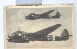 ORIGINAL PHOTO/POST CARD OF WW-II GERMAN AIRCRAFT IN FLIGHT