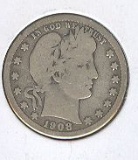 1908-O BARBER QUARTER