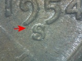 1954-S/S LINCOLN CENT