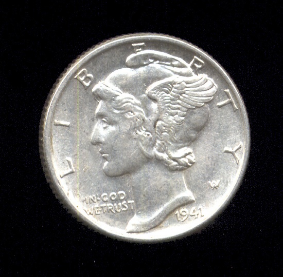 1941 ... FSB ... Mercury Dime