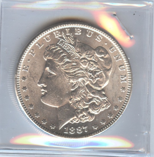 1887 MORGAN SILVER DOLLAR