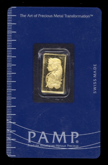 2.50 Gram ... GOLD BAR ... PAMP Suissie