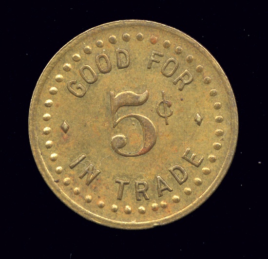 LD Old Token ... Good for 5 Cents