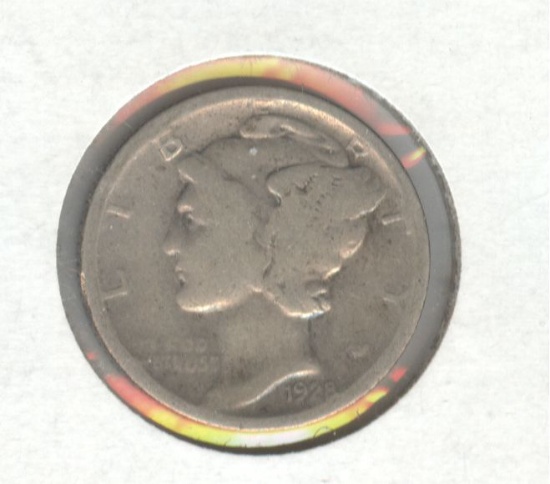1928-D MERCURY DIME