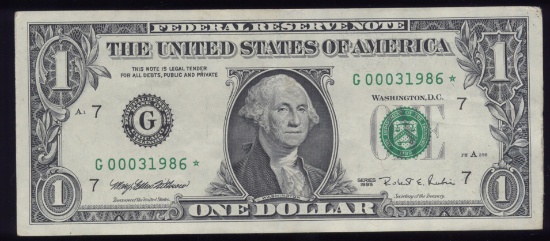 1995 ... $1 Star Note